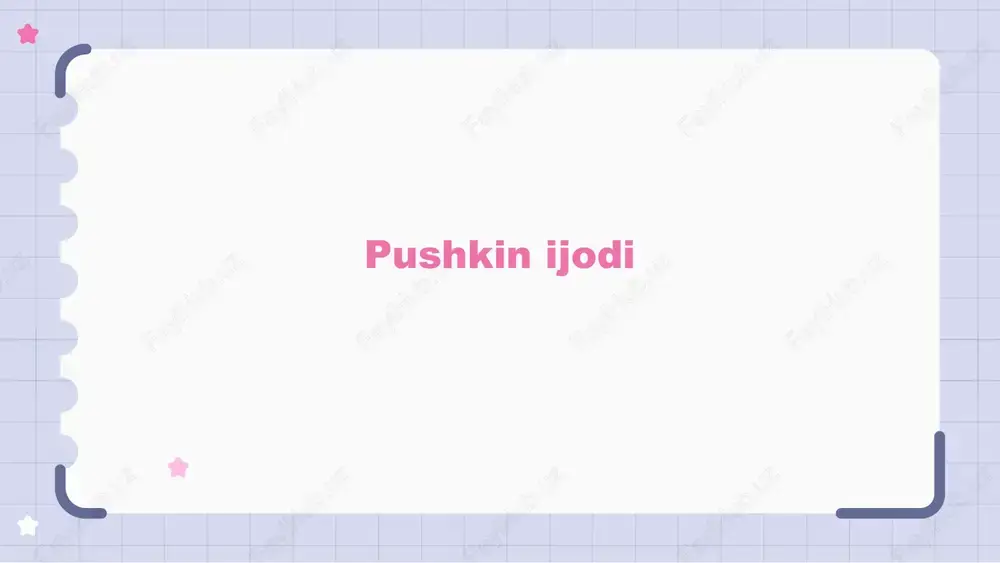 pushkinijodi — PPTX