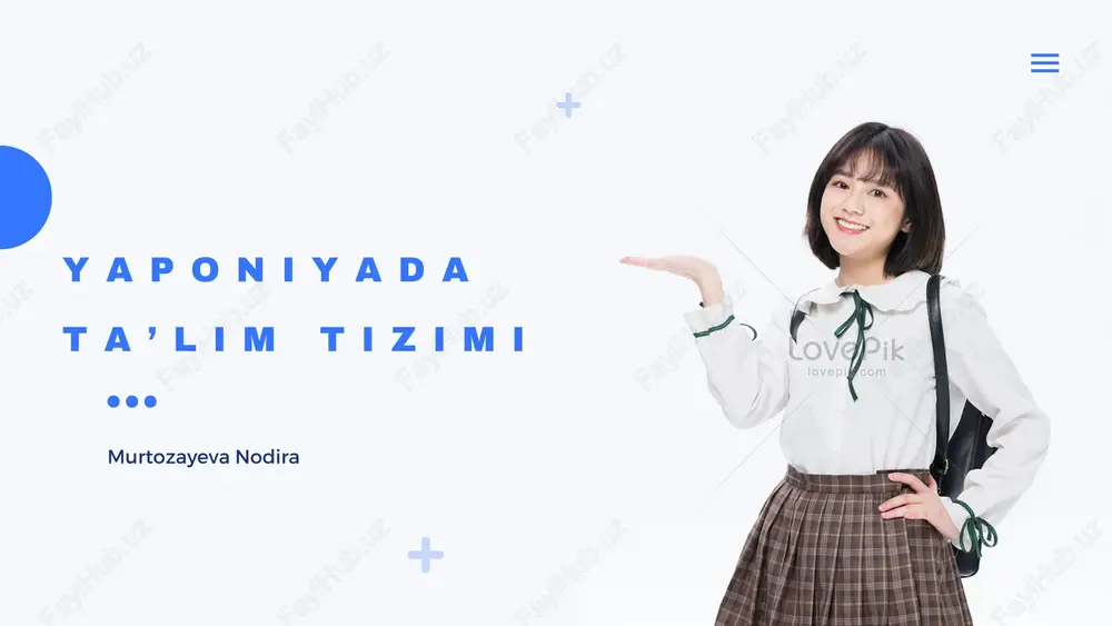 yaponiyada ta’lim tizimi — PDF