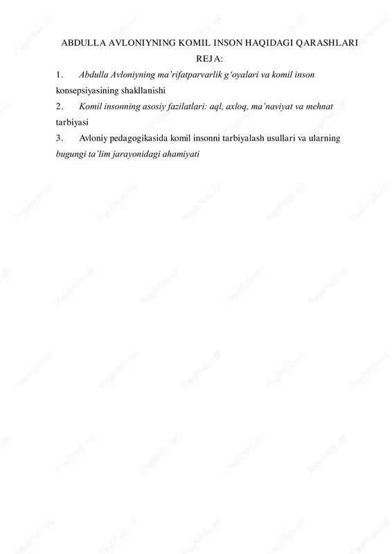 komil inson haqida — PDF