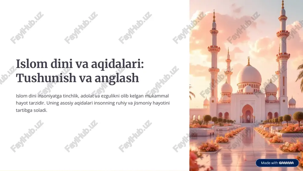 tinchlik va adolat — PDF