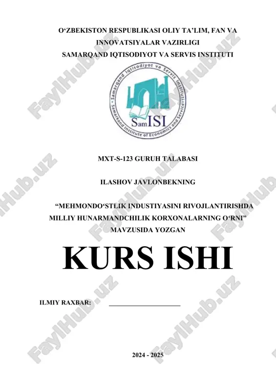 mehmondoʻstlik industiyasini rivojlantirishda mil.docx — DOCX