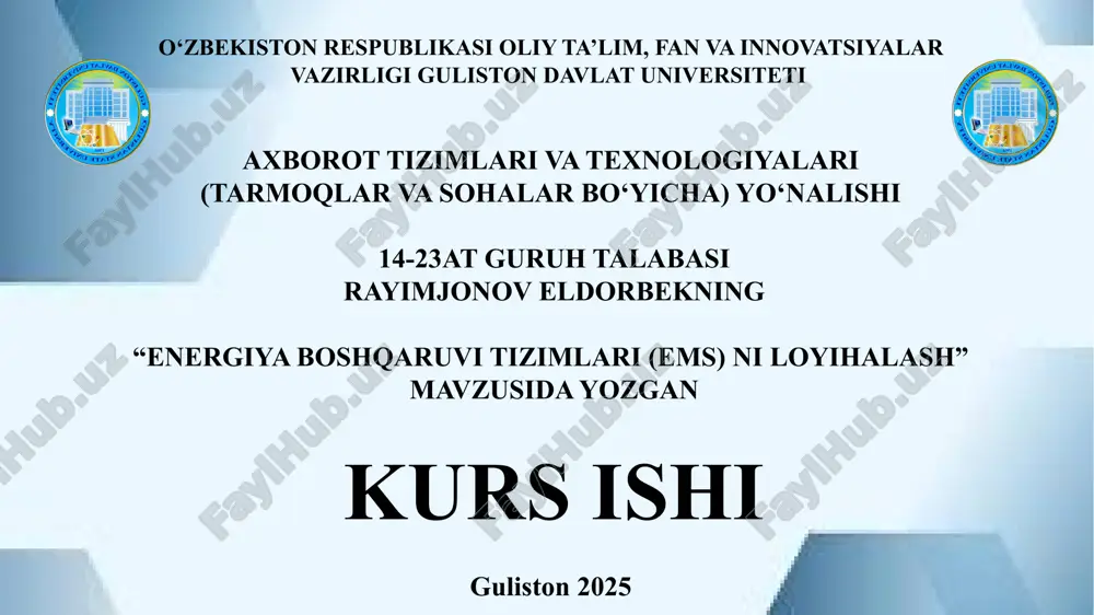 kurs ishi.pptx — PPTX