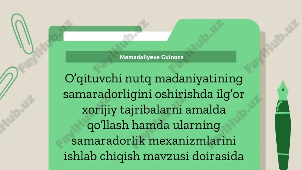 oʻqituvchi_nutq_madaniyatining_samaradorligini_oshirishda_ilgʻor.pptx — PPTX