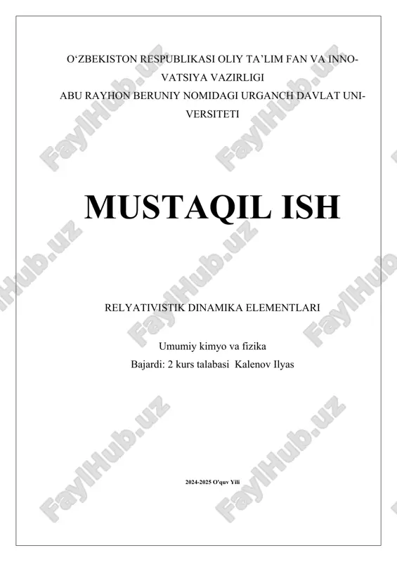 relyativistik dinamika elementlari.docx — DOCX