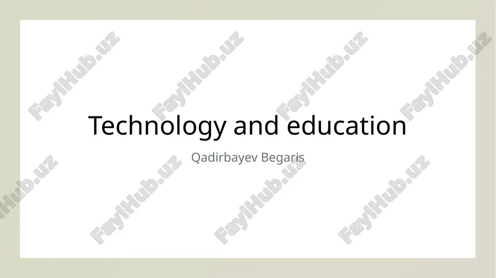 technology and education.pptx — PPTX