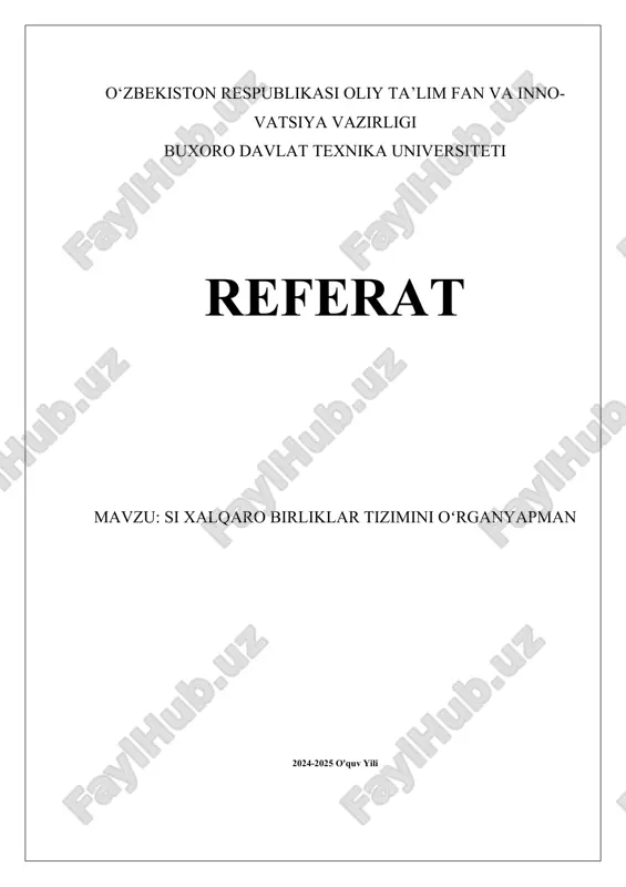 si xalqaro birliklar tizimini oʻrganyapman.docx — DOCX