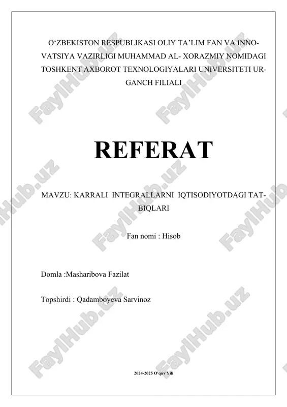 karrali integrallarni iqtisodiyotdagi tatbiqlari.docx — DOCX