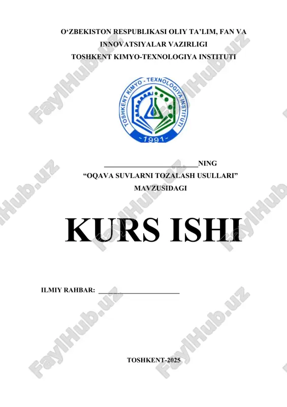 oqava suvlarni tozalash usullari.docx — DOCX