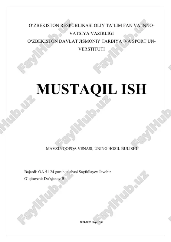 qopqa venasi, uning hosil bulishi.docx — DOCX