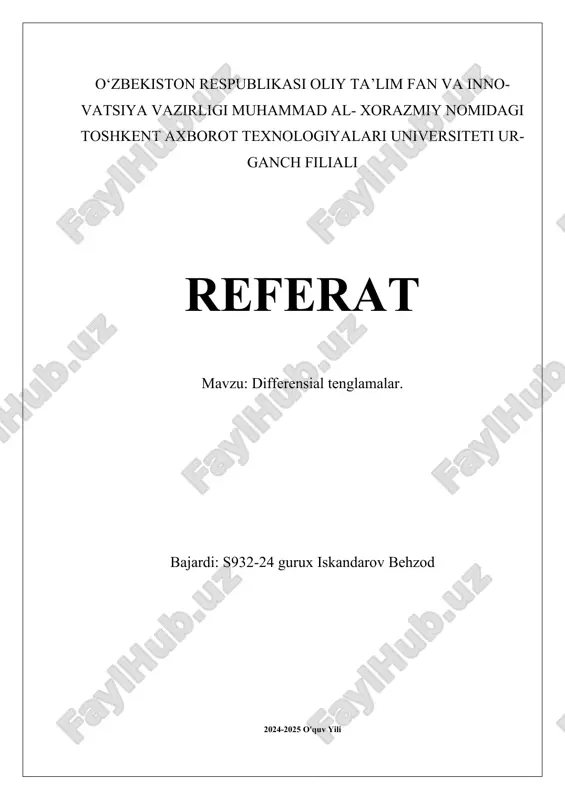 differensial tenglamalar.docx — DOCX