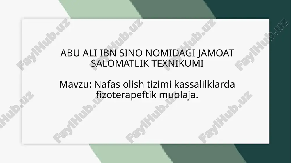 nafas olish tizimi kassalilklarda fizoterapeftik muolaja.pptx — PPTX