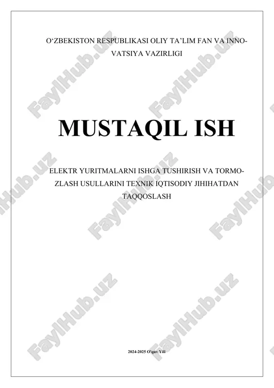 elektr_yuritmalarni_ishga_tushirish_va_tormozlash_usullarini_tex.docx — DOCX