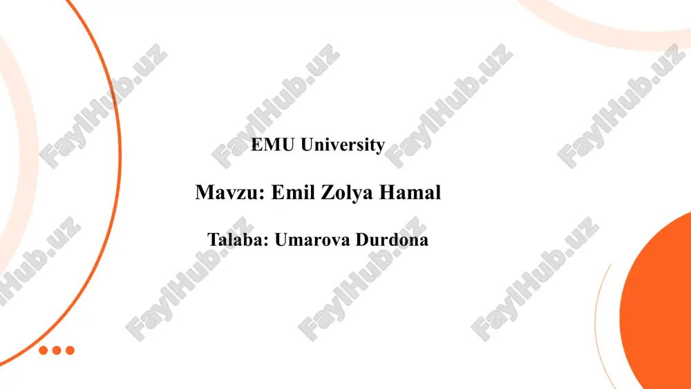 emil zolya yozgan roman hamal.pptx — PPTX