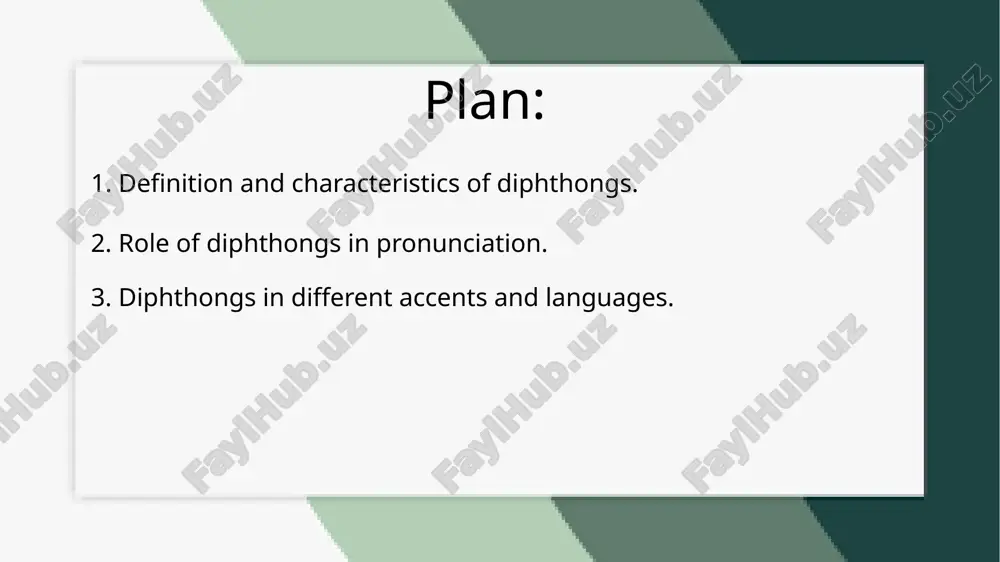 diphthongs and their significance in pronounciation.pptx — PPTX