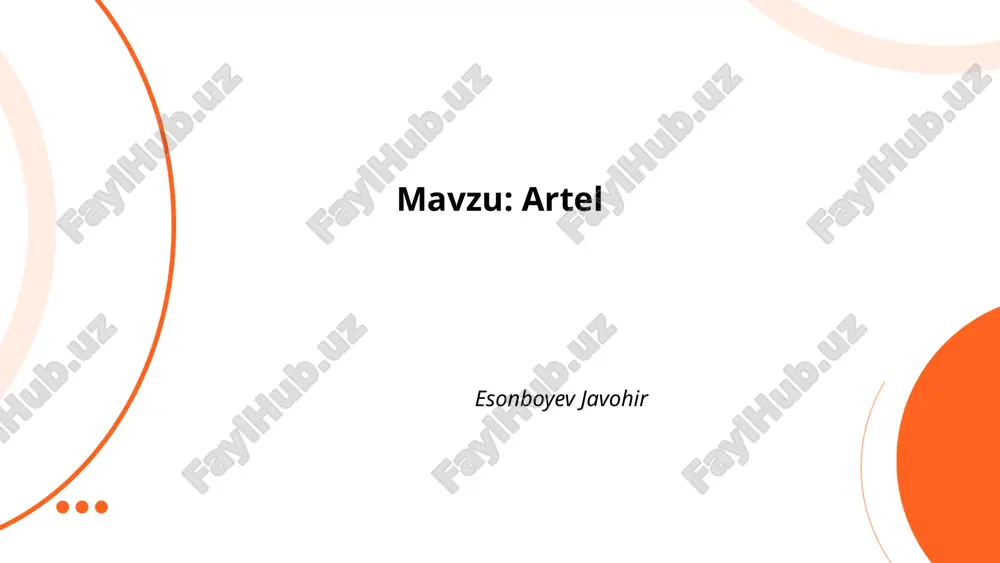 artel.pptx — PPTX