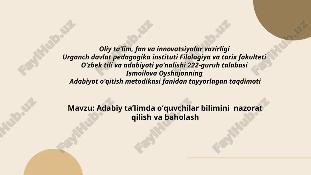 adabiy_taʼlimda_oʻquvchilar_bilimini_nazorat_qilish_va_baholash.pptx — PPTX