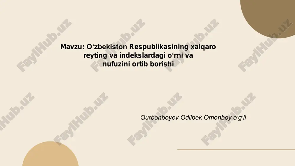 o‘zbekiston respublikasining xalqaro reyting.pdf — PDF
