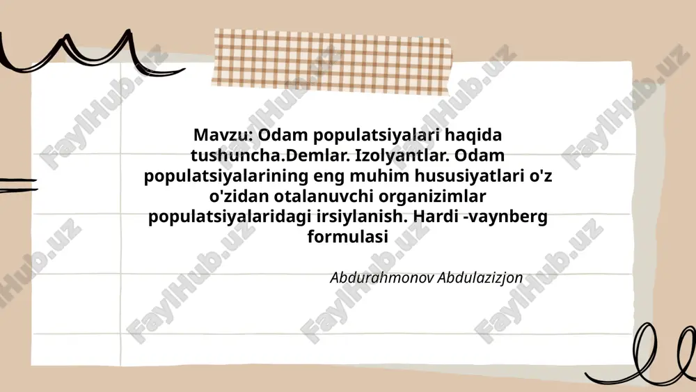odam populatsiyalari.pptx — PPTX