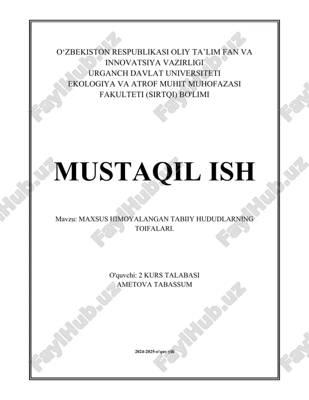 maxsus himoyalangan tabiiy hududlarning toifalari..docx — DOCX