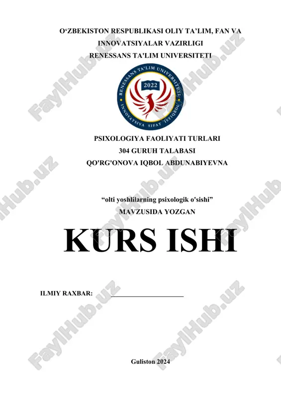 olti yoshlilarning psixologik o'sishi.docx — DOCX
