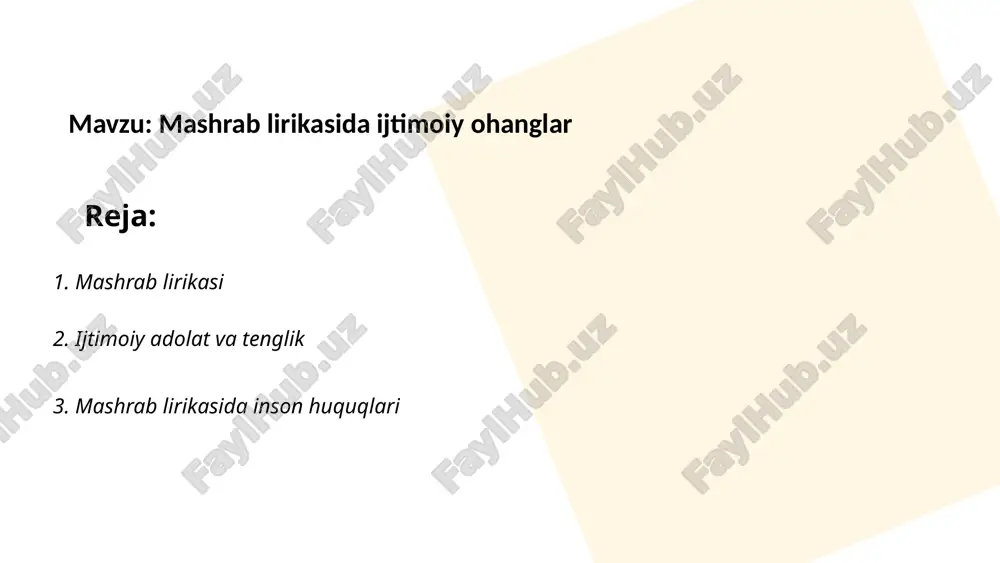 mashrab lirikasida ijtimoiy ohanglar.pptx — PPTX