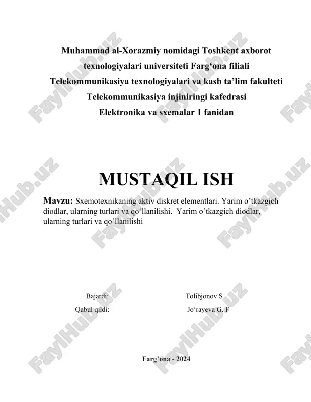 sxemotexnikaning aktiv diskret elementlari..docx — DOCX