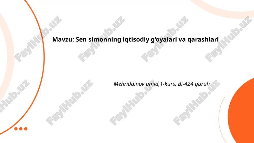 sen simonning iqtisodiy g‘oyalari va qarashlari.pptx — PPTX