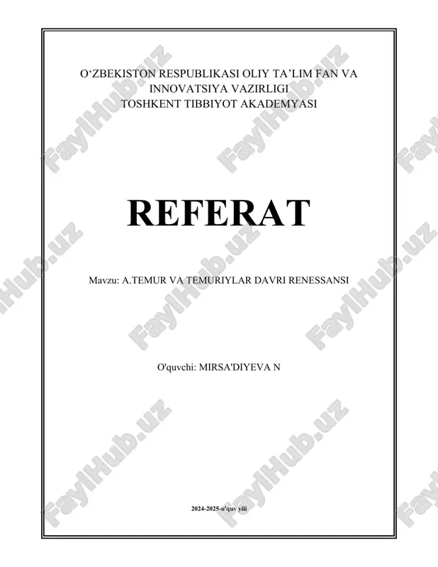 a.temur va temuriylar davri renessansi.docx — DOCX