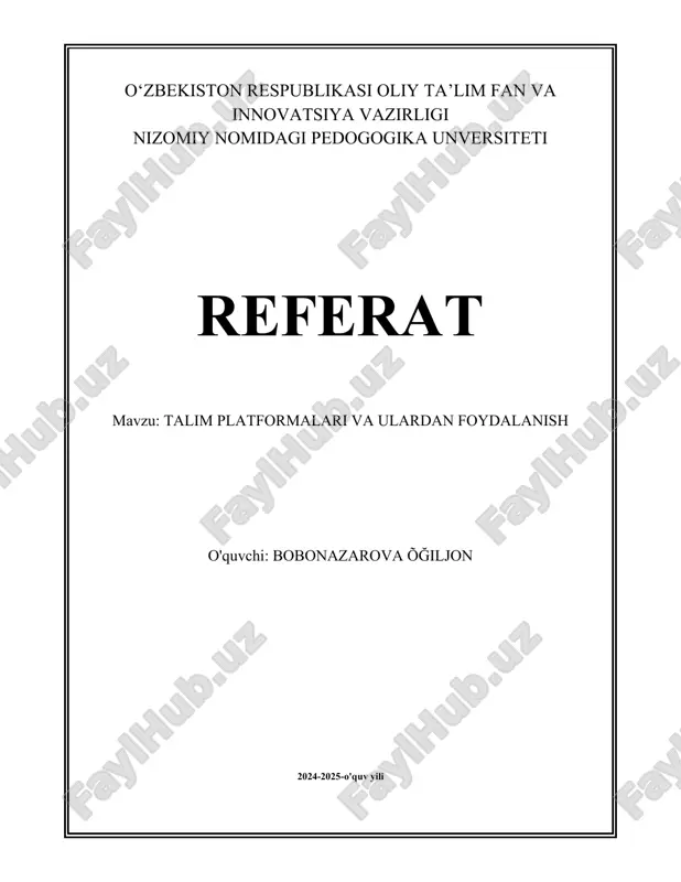 talim platformalari va ulardan foydalanish.docx — DOCX