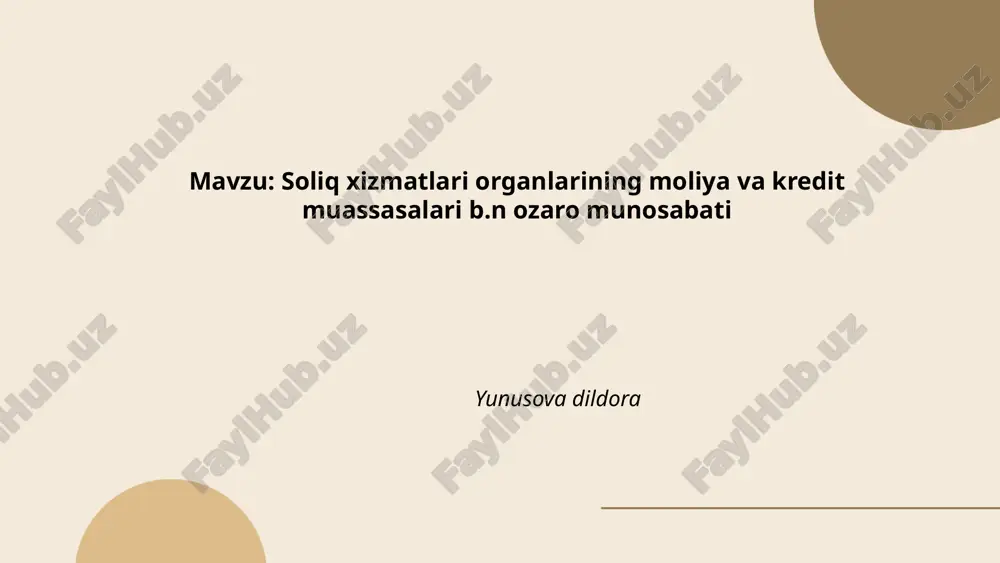 soliq xizmatlari organlarining.pptx — PPTX