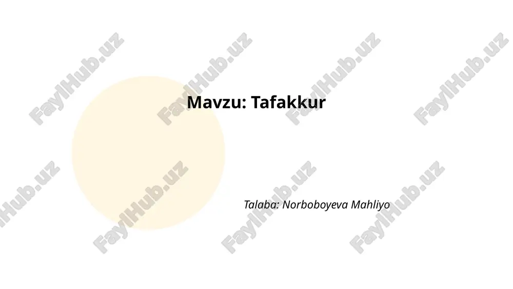 tafakkur.pptx — PPTX