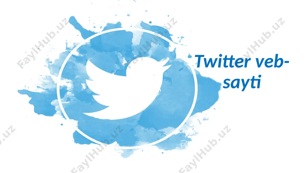 twitter veb-sayti — PPTX