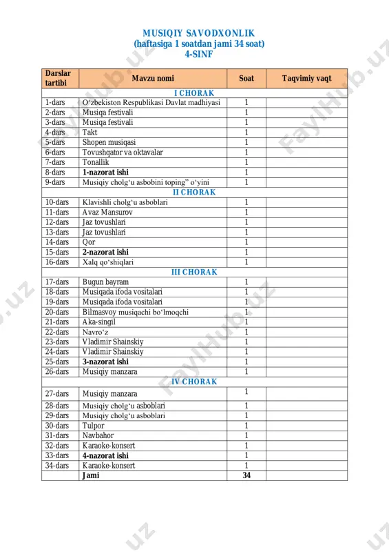 musiqa 4-sinf 2025-2026 — PDF