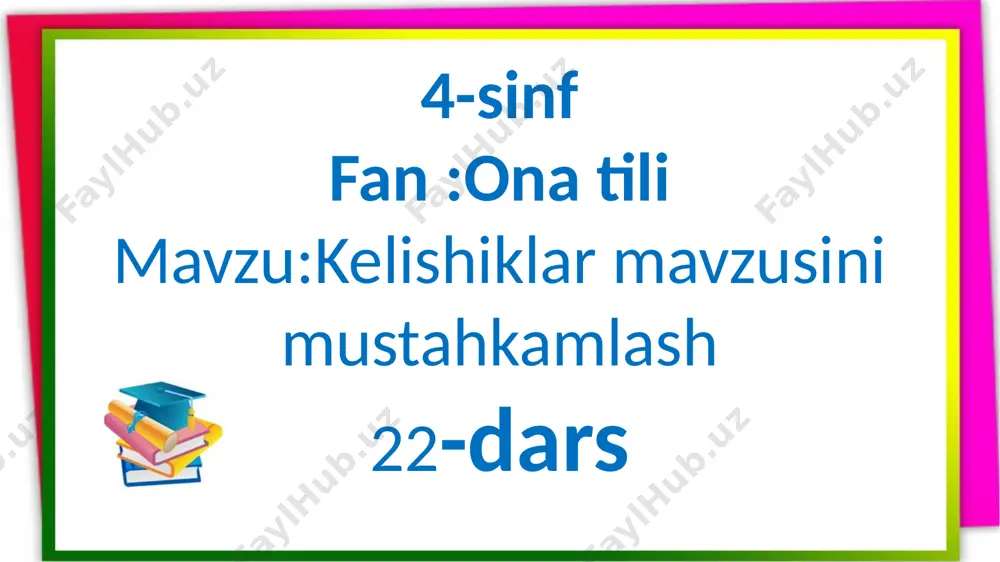 4-s.ona t.kelishiklar(mustahkamlash)22-d — PPTX