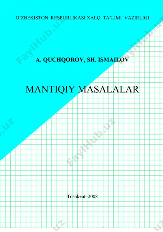 mantiqiy masalalar 40 — PDF