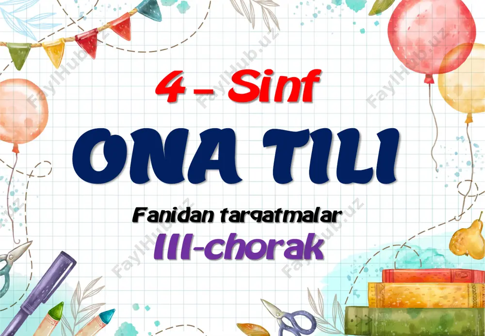 4_sinf_ona_tili_tarqatmalar_3_chorak_2025_2026_o'quv_yili — PDF