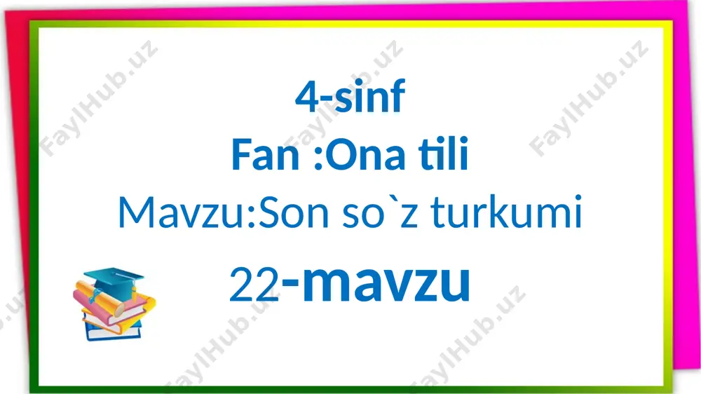 4-s.ona t.son so`z t.22-m — PPTX