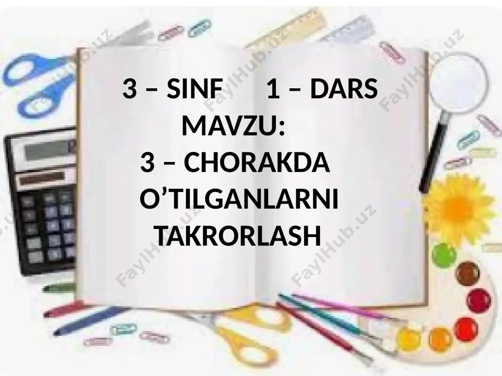 ona tili 4-chorak 1-dars @gulchehramirhomidovna — PPTX