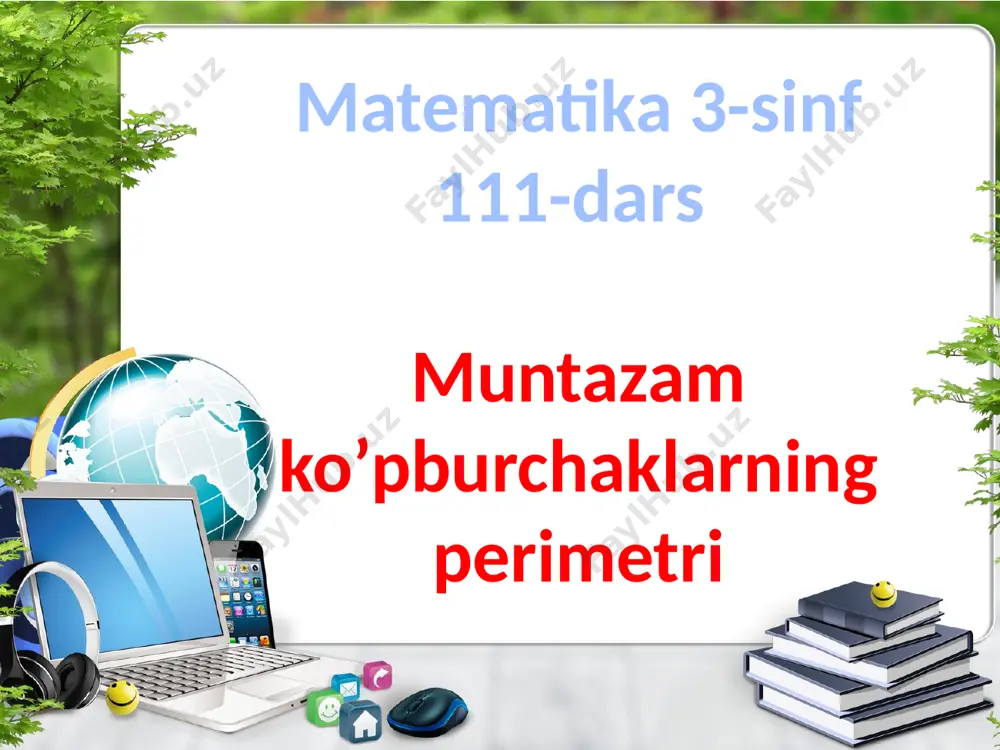 3-sinf 111-dars — PPTX
