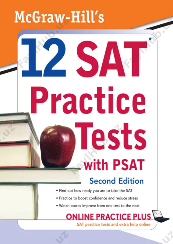 12 sat practice tests and psat with answer key — PDF