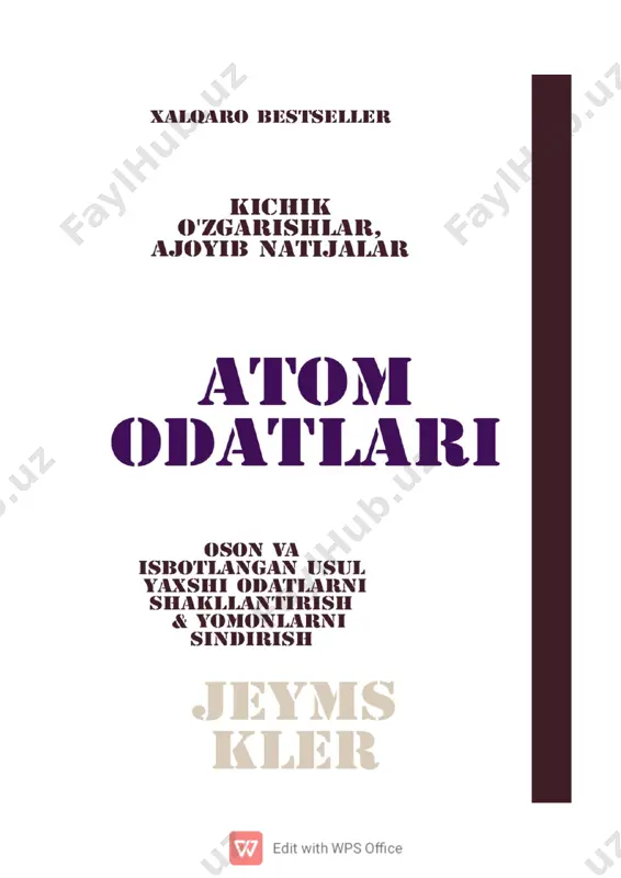 atom odatlari — PDF