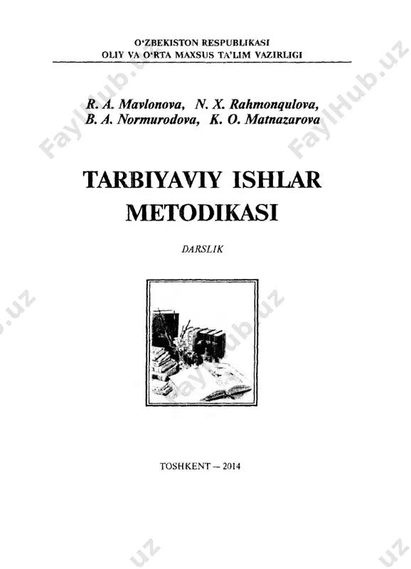 tarbiyaviy ish metodikasi — PDF