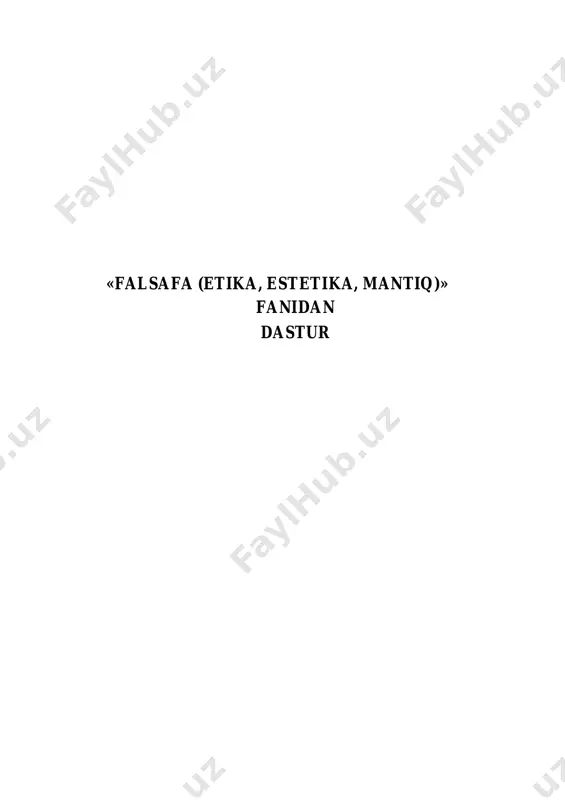 falsafa (etika, estetika, mantiq) [@kitob_pdf_yuklabot] — PDF