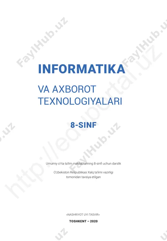 informatika 8-sinf — PDF