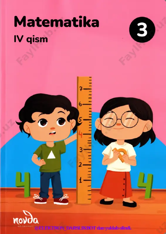 3-sinf matematika 4-qism (@elekton_darslikbot) — PDF
