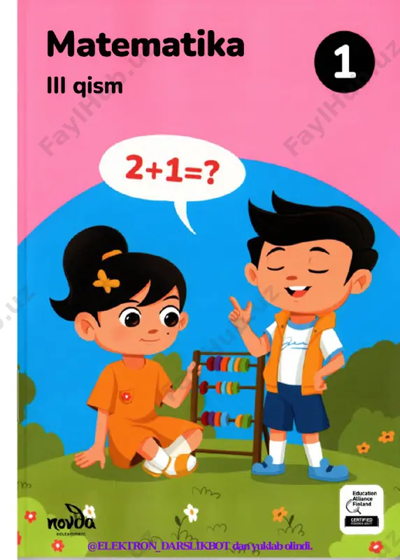 1 sinf matematika 3-qism (@elektron_darslikbot) — PDF