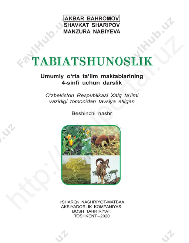 tabiatshunoslik 4-sinf — PDF