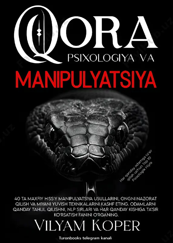 qora psixologiya va manipulyatsiya. — PDF