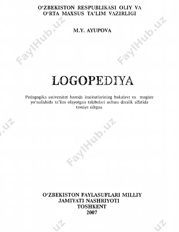 logopediya [@kitob_pdf_yuklabot] — PDF