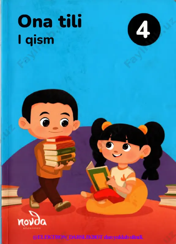 4-sinf ona tili 1-qism (@elekton_darslikbot) — PDF